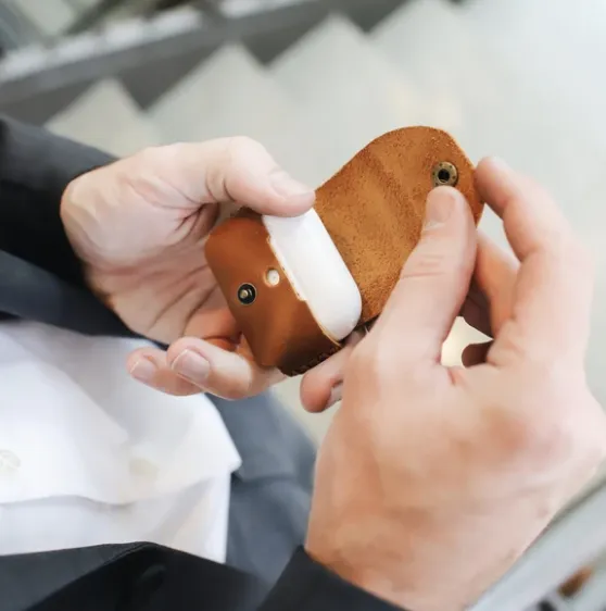Airpod Pro Case, Light Brown